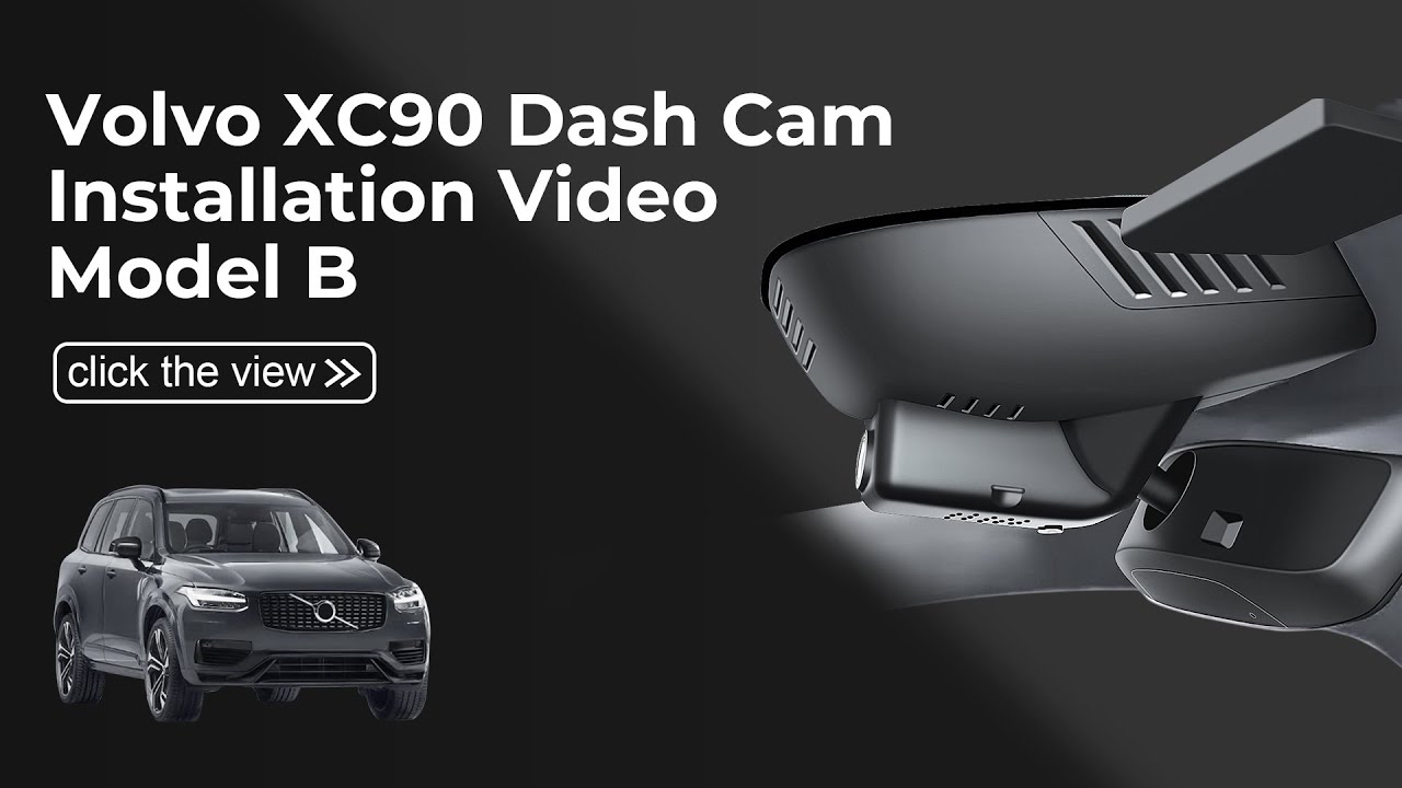 Mangoal Volvo XC 90 015L Model B Dash cam installation