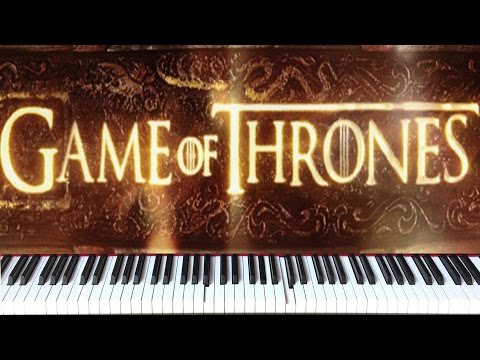 Game of Thrones Theme on Grand Piano [Animated Roll and Sheet Music]