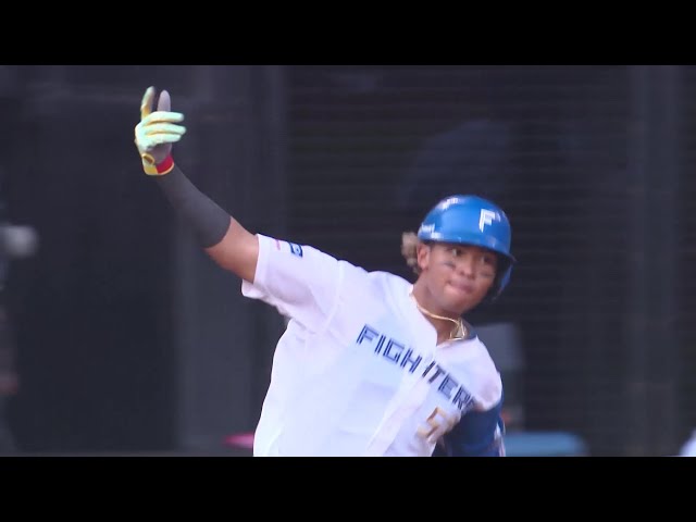 【4回裏】打撃絶好調!! ファイターズ・水谷瞬 2試合連続弾は逆方向への2ランアーチ!! 2025年7月5日 北海道日本ハムファイターズ 対 東北楽天ゴールデンイーグルス