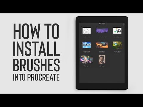 PROCREATE TUTORIAL | How to Install Brushes