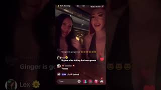 Stella, Jinger, Nio (some parts muted) tiktok live / Brianna Olsen & Santos livestream Monday