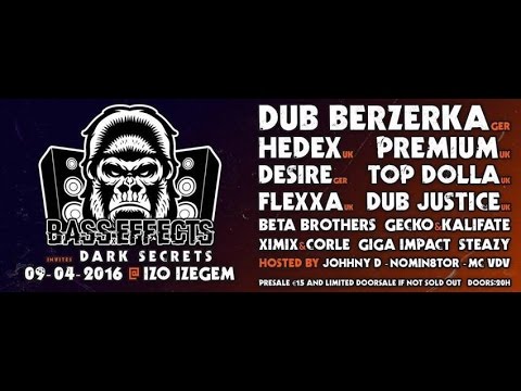 BASS EFFECTS XL INVITES DARK SECRETS {PROMO VIDEO}