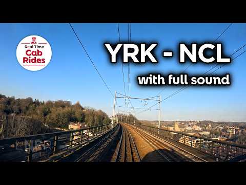 York to Newcastle | Real Time Cab Ride in 4K
