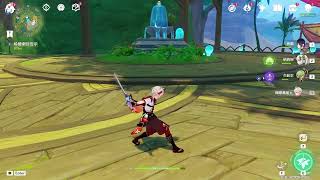 [原神] 楓原萬葉 最後一擊是 九頭龍閃 嗎 