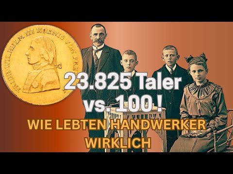 Reich oder arm? Das verdienten Handwerker im 19.Jahrhundert!