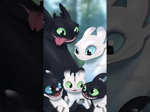 how to train your dragon toothless & night fury edit 🤍🖤