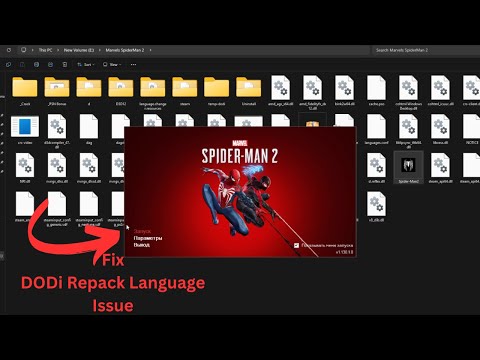 Spider Man 2 Pc change Language to English | DODI Repack version