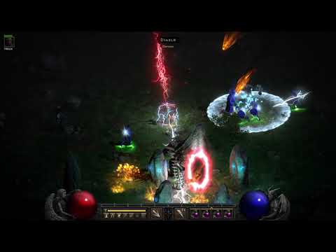 Diablo 2 Resurrected - Spawning Diablo Clone (Gamplay)