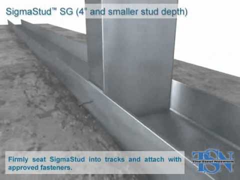 SigmaStud - Light Steel Framing Loadbearing Wall Stud
