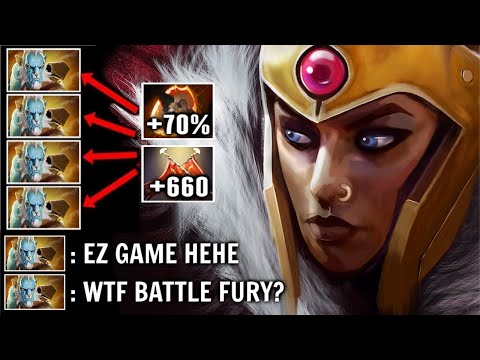 CRAZY +660 DMG Duel Battle Fury LC vs Pro PL Epic Hard Game 100% Illu Melt Build WTF Dota 2