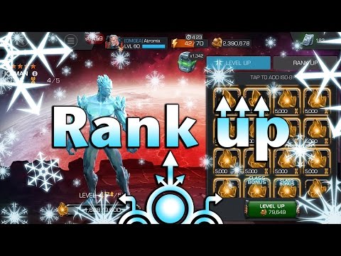 5 Star Iceman FULL Rank Up [Rank 1 - Rank 4] - Marvel: Contest of Champions