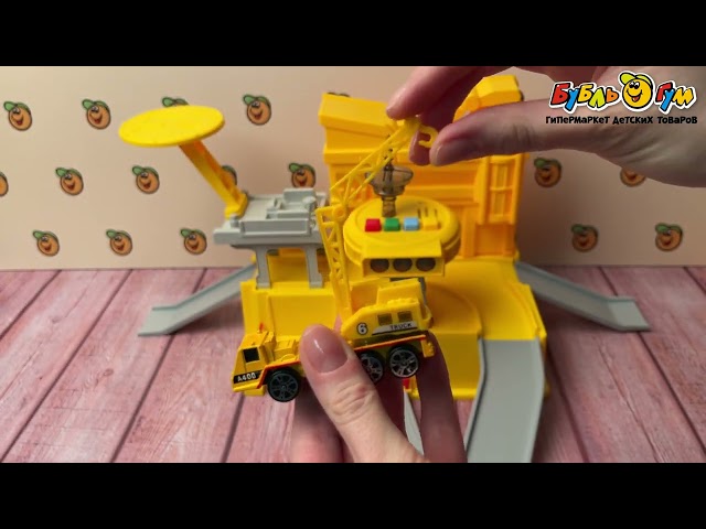 Набор игровой Lanson Toys Парковка и строительная техника со световыми и звуковыми эффектами 29эл 1:64 в ассортименте - видео