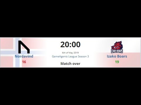 Nordavind vs Izako Boars Highlights (16:19) GameAgents League Season 3  (06.05.2019)