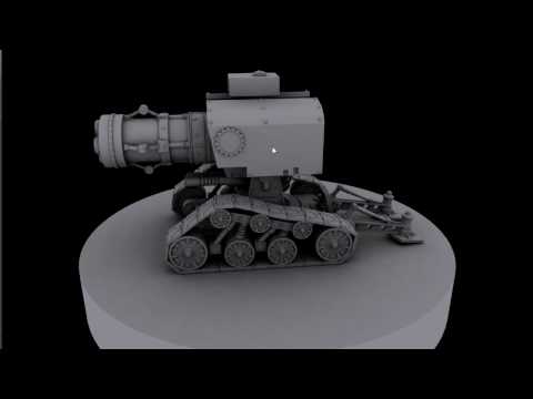 3ds Max tutorial - Space Marine Thunderfire Cannon Final Model