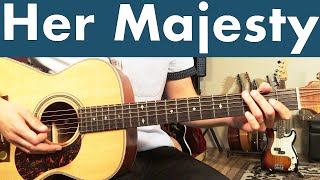 Beatles Her Majesty Guitar Lesson + Tutorial + TABS