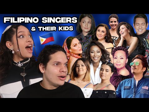 The Filipino Singing Gene is real! Latinos react to Famous Filipino Singers and their children