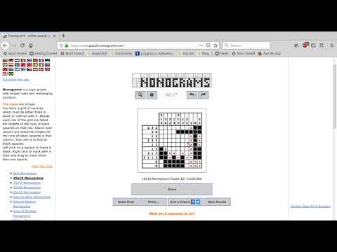 Let's play Nonograms