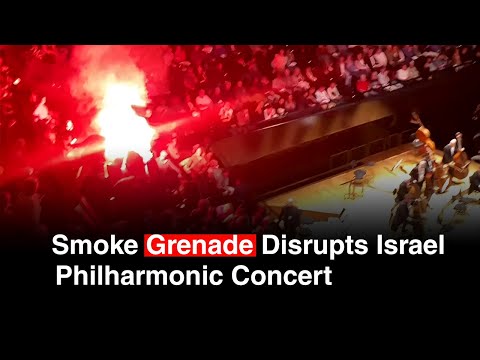 Smoke Grenade Chaos Hits Israel Philharmonic Show in Paris