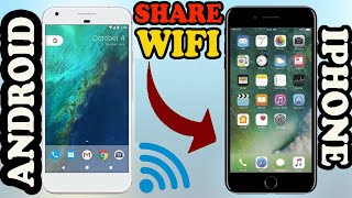 How To Share Internet From Android Mobile To iPhone | Hot Spot | Wi Fi |