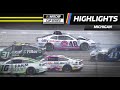 Alex Bowman gets worst of wreck on Michigan restart