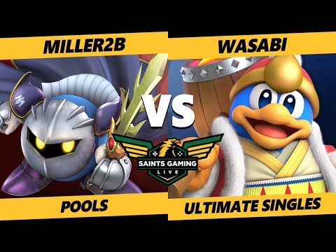 SGL 2019 SSBU - Miller2B (Meta Knight) Vs. Wasabi (Dedede) Smash Ultimate Tournament Pools