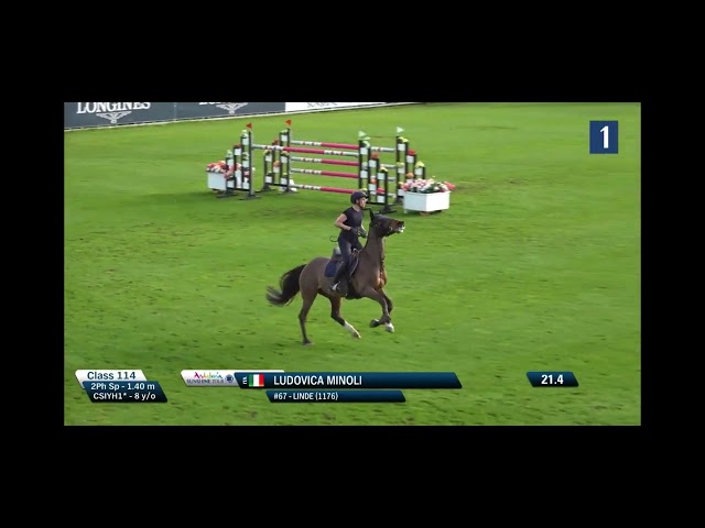 The grandmother of this frozen embryo is the CSI 1.45m jumping mare Linde with Rider Ludovica Minoli
