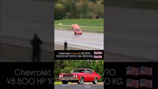 Chevrolet Chevelle SS 1970 V8 800 HP 1000+ Nm 1300 KG 🔥🇺🇲
