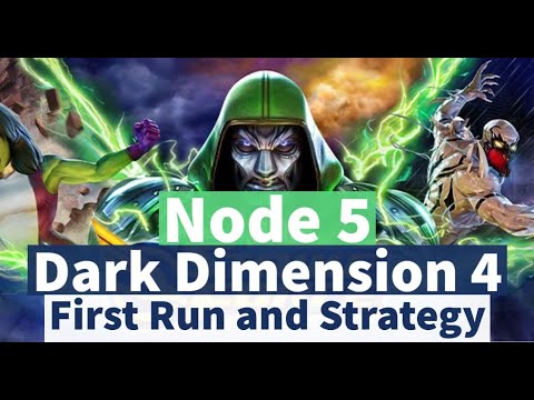 Dark Dimension 4: Node 5 - One Shot First Attempt! | DD4 Guide | Marvel Strike Force - Free to Play