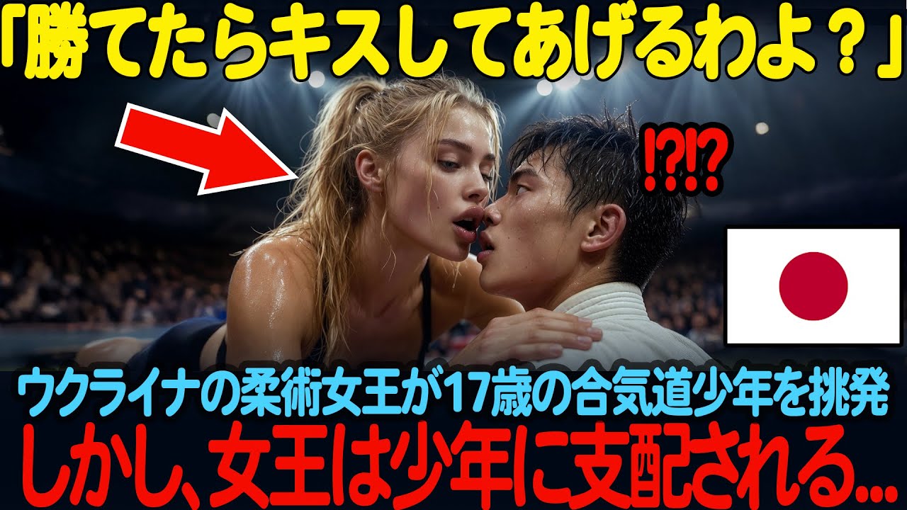 「そんな細い腕で私を満足させられるの？」 ウクライナの柔道女王が、日本の17歳合気道少年に密着して耳元で囁く。しかし5秒後、彼女はマットに叩きつけられる衝撃に目を見開く。【海外の反応】