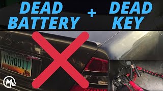 How To Open Mercedes Trunk w/ Dead Battery + Key Does Not Work