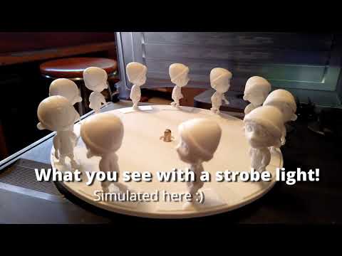 James. A 3D Zoetrope test
