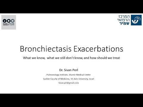 Lessons in Bronchiectasis - Sivan Perl and Fiona Mosgrove (19.04.23)