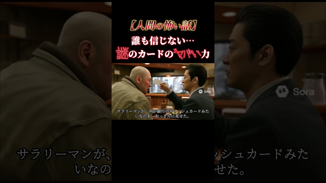 裏社会？超能力？暴れる男を一瞬で静かにさせたサラリーマンの謎【怖い話】【ヒトコワ】#shorts #ホラー #ヒトコワ #怖い話