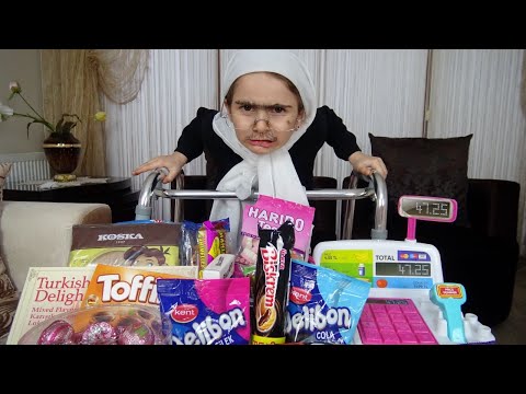 Marketçi Teyze Bize Zorla Abur Cubur lar Sattı | Lina'yı Hiç Böyle Görmediniz😜Funny Kids Video