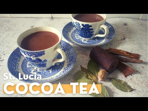 Cocoa Tea from St. Lucia | How to make your own hot chocolate | Vegan hot chocolate recipe