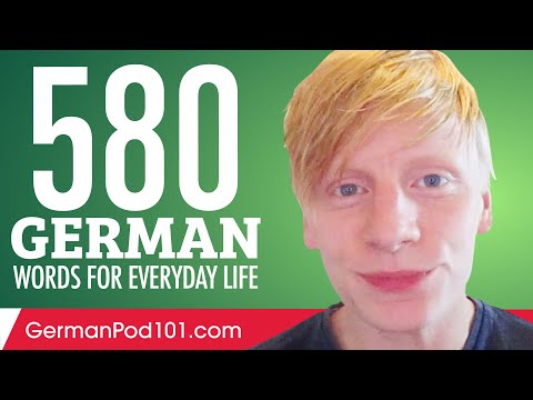 380 German Words for Everyday Life Basic Vocabulary 19