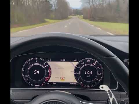 LAUNCH CONTROL ACCELERATION GOLF 7 GTD 2.0 TDI DSG7 stage 1  0-100 km/h