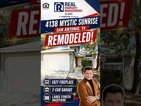 REMODELED Two Story Home With Cozy Fireplace + 2-Car Garage + Large Fenced Backyard! property video