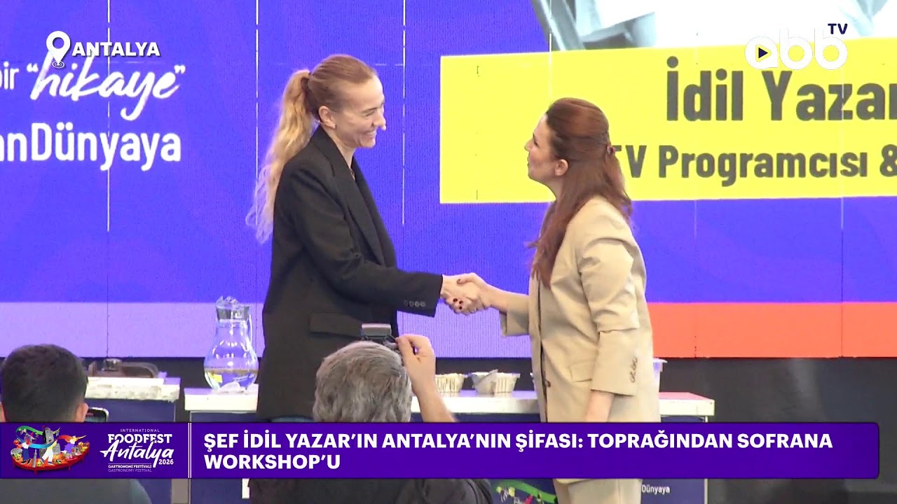 ŞEF İDİL YAZAR’IN ANTALYA’NIN ŞİFASI: TOPRAĞINDAN SOFRANA WORKSHOP’U