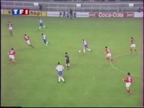 PARIS SG - NIMES- 2-3     (TOUS LES BUTS ET RESUME : DIVISION 1 : SAISON 1992-1993)