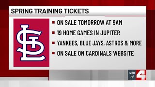 Individual tickets for 2025 Cardinals Spring Training games on sale Tuesday