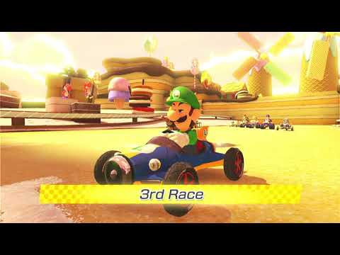 Mushroom Cup 200cc (3 Star Rank) Mario Kart 8 Deluxe