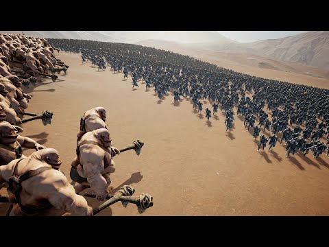 50,000 Knights vs 2k Giant Ogre | Epic Fantasy Battle Simulator | EFBS