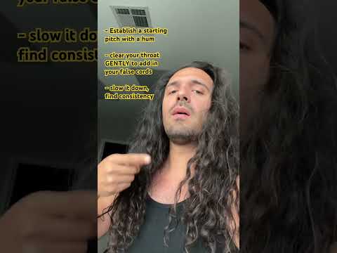 Learn false cord scream in 10 seconds #metal #metalvocals #howtoscream #vocalcoach