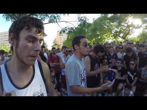 Luisaker y mister ego vs DjNess y mikel mc - octavos de la final - RESACA BATTLE pau full rap parque