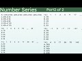 Number Series for Civil Service Exam and College Entrance Test | Number Sequence Part2 of 2