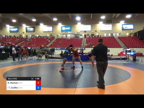 2018 Marine Corps US Open/Senior Men's Freestyle 86 3rd Place - Nick Reenan (Wolf) Vs. Timothy Dud