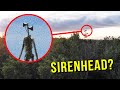 DRONE CATCHES SIREN HEAD AT HAUNTED SCREAMING FOREST!! (HE'S ACTUALLY REAL)