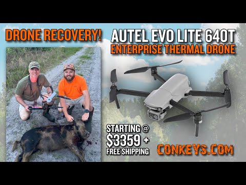Drone Recovery | Autel Autel Evo Lite 640T Enterprise Thermal Drone | Finding Downed Animals Is EASY