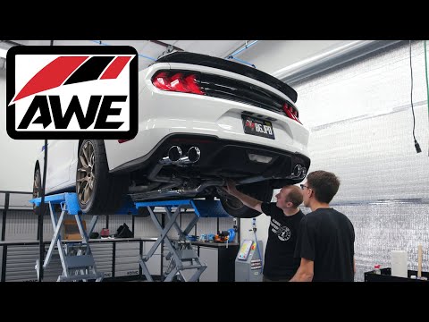 Installing an AWE Track Exhaust On Jeff's S550 Mustang GT